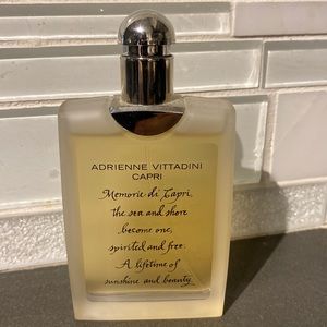 Adrienne Vittadini Capri EAU de Parfum Spray 1.7 FL OZ.  ALMOST FULL.